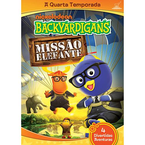 DVD Backyardigans 4 º Temporada Vol. 3 - Missão Elefante
