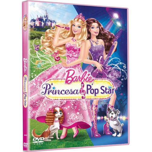 Fantasia Barbie Princesa Pop Star Infantil Pop Com Tiara - M 5 - 8 em  Promoção na Americanas