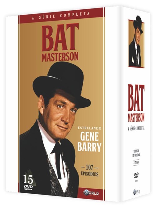 Dvd - Bat Masterson - a Série Completa - 15 Discos