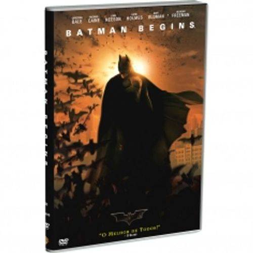 🏷️【Tudo Sobre】→ DVD Batman Begins - Christian Bale, Michael Caine