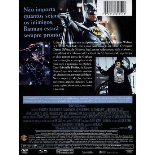 DVD Batman: o Retorno
