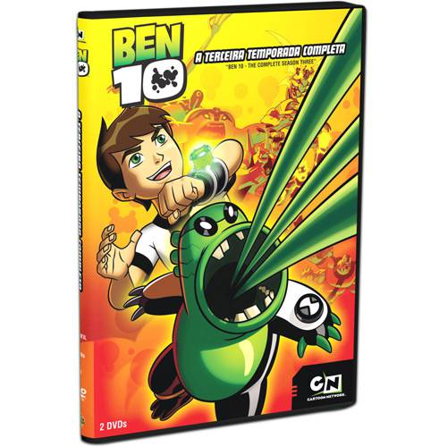 DVD Ben 10: 3ª Temporada Completa - 2 DVDs