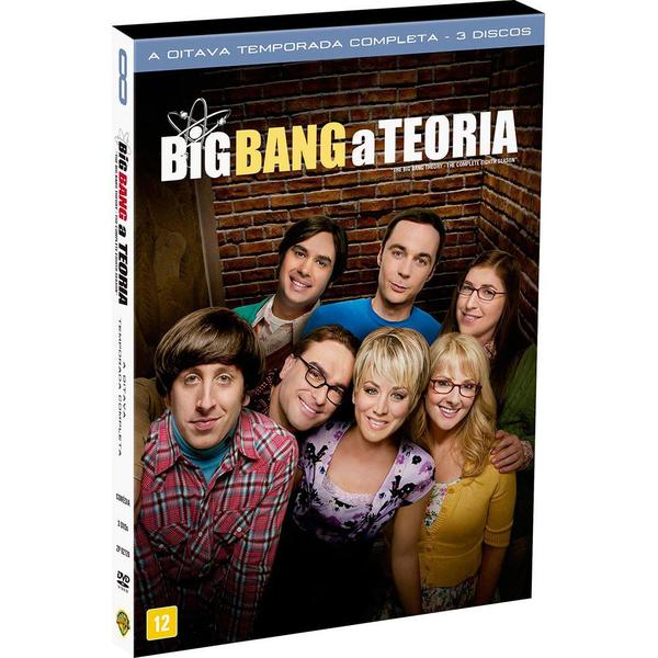 DVD - Big Bang a Teoria: a Oitava Temporada Completa (3 Discos) - Warner