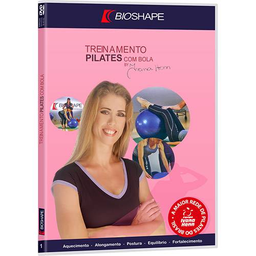 DVD - Bioshape - Treinamento Pilates com Bola - Ivana Henn