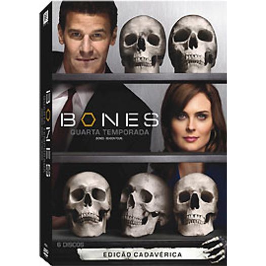 DVD Bones - Quarta Temporada (7 DVDs)