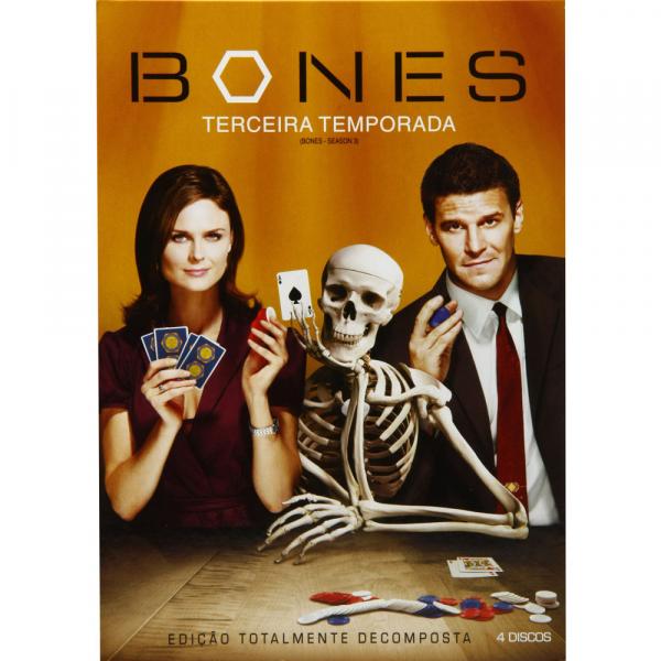 DVD Bones - 3ª Temporada Completa (4 Discos) - Fox