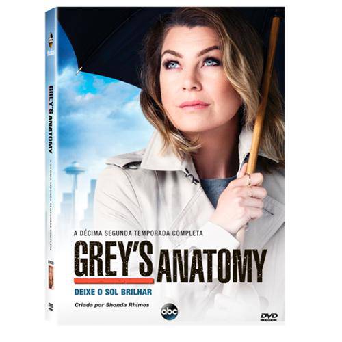 Dvd Box - Greys Anatomy - Décima Segunda Temporada