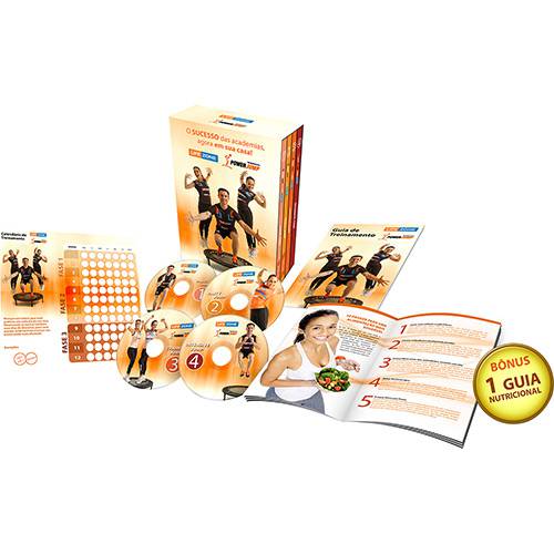 DVD - Box Programa de Treinamento em DVDs Life Zone Power Jump (4 Discos)