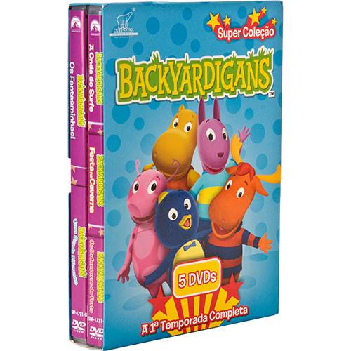 Tudo sobre 'DVD Box Super Coleção Backyardigans: a 1ª Temporada Completa - 5 DVDs'