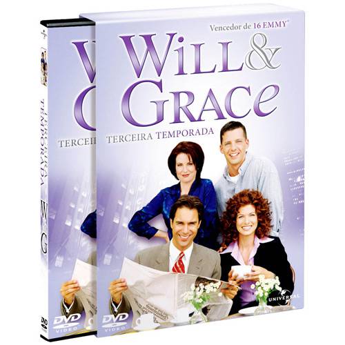 DVD Box Will & Grace - 3ª Temporada (4 DVDs)