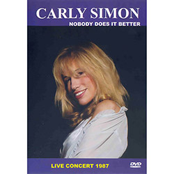 DVD Carly Simon Nobody Does It Better Live Concert 1987