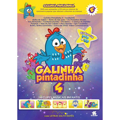 DVD+CD Galinha Pintadinha 4