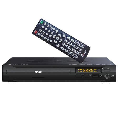 Dvd Cd Player Usb com Karaoke Mp3 Mp4 - Knup