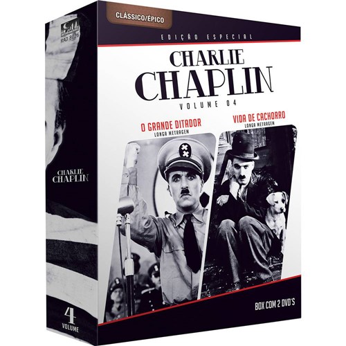 DVD Charlie Chaplin: Longa Metragem - Volume 4 (Duplo)