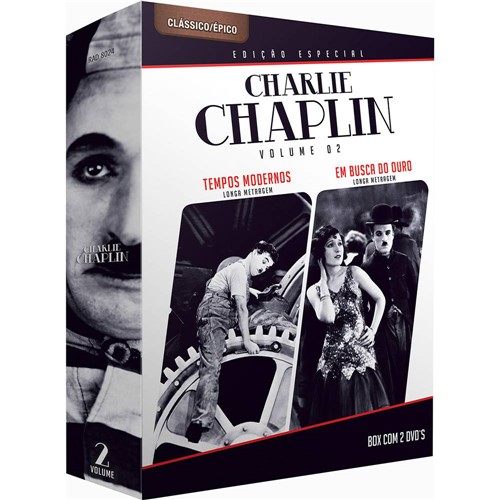 Tudo sobre 'DVD Charlie Chaplin: Longa Metragem - Volume 2 (Duplo)'