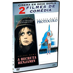 DVD Cinema em Dose Dupla - a Recruta Benjamin + Protocolo