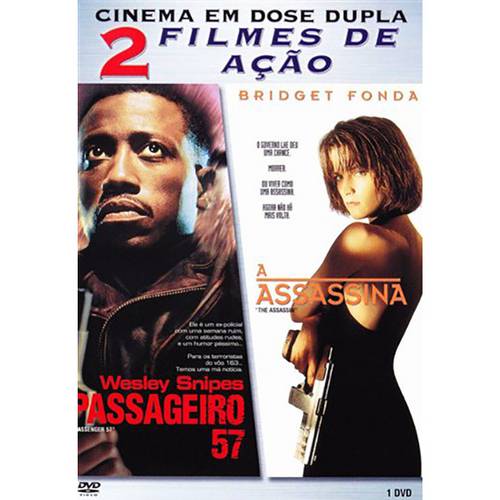 Dvd - Cinema em Dose Dupla - Passageiro 57 a Assassina