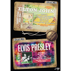 DVD Classic Albums Elton John / Elvis Presley - Duplo