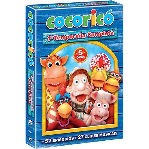 DVD Cocoricó - 1ª Temporada Completa com 52 Episódios + 27 Clipes