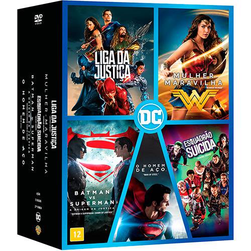 DVD - Coleção Dc Comics (5 Discos)