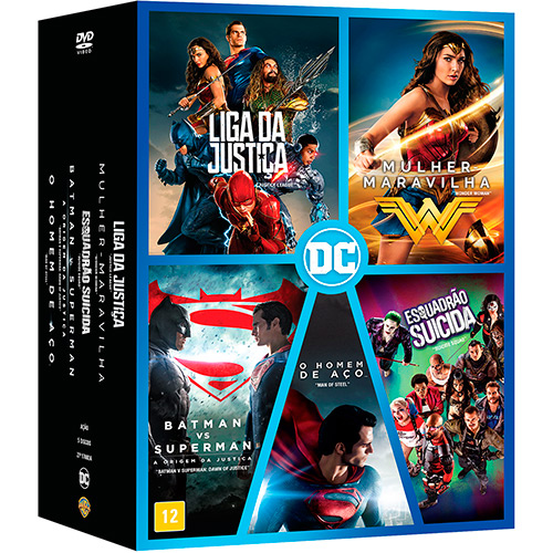 DVD - Coleção Dc Comics (5 Discos)