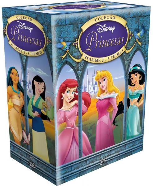 DVD Coleção Disney Princesas Vol 2 (5 DVDs) - 1