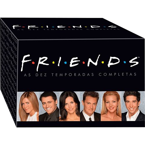 Dvd Coleção Friends Preta - 1 a 10 Temporadas Completas