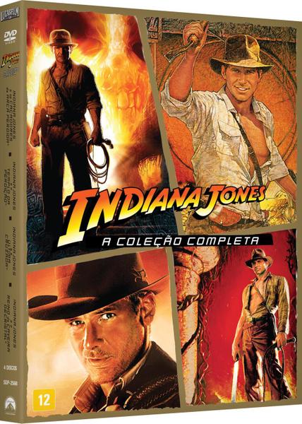 DVD Coleção Indiana Jones - 4 Discos - Paramount