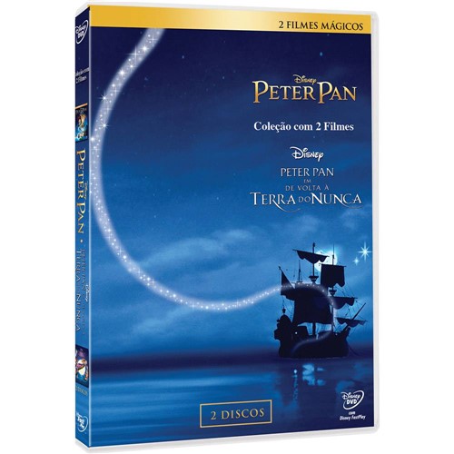 Tudo sobre 'DVD Coleção Peter Pan: Peter Pan + Peter Pan em de Volta à Terra do Nunca (2 Discos)'