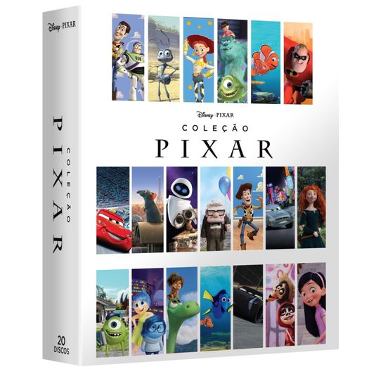 DVD Coleção Pixar 2018 (20 DVDs)