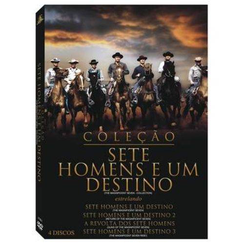 Tudo sobre 'DVD Coleção Sete Homens e um Destino (4 DVDs)'