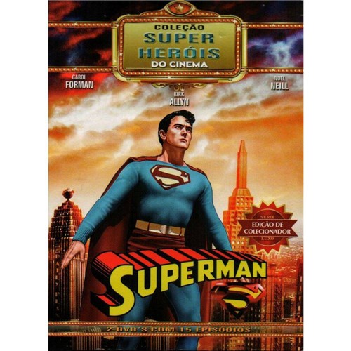Dvd Coleção Super Heróis do Cinema Superman