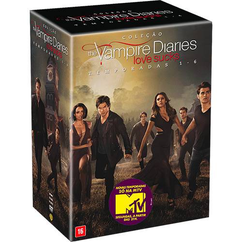 dvd the vampire diaries - love sucks - diários do vampiro - 4º temporada -  5 discos - originais