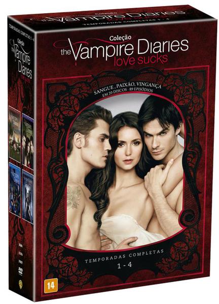 DVD Coleção The Vampire Diaries - Temporadas Completas 1-4 (20 DVDs) - 953170