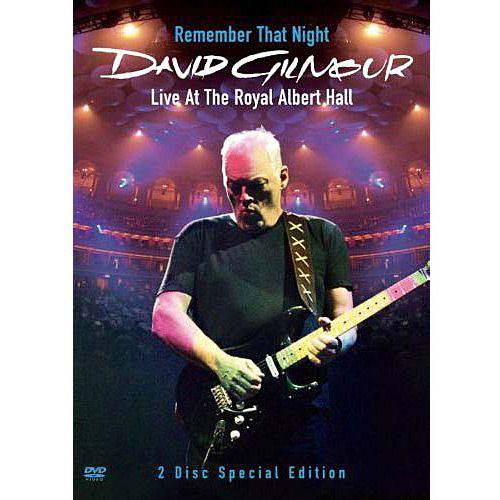 Tudo sobre 'DVD David Gilmour - Remember That Night - Live At The Royal Albert Hall (Duplo)'