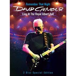 DVD David Gilmour - Remember That Night - Live At The Royal Albert Hall (Duplo)