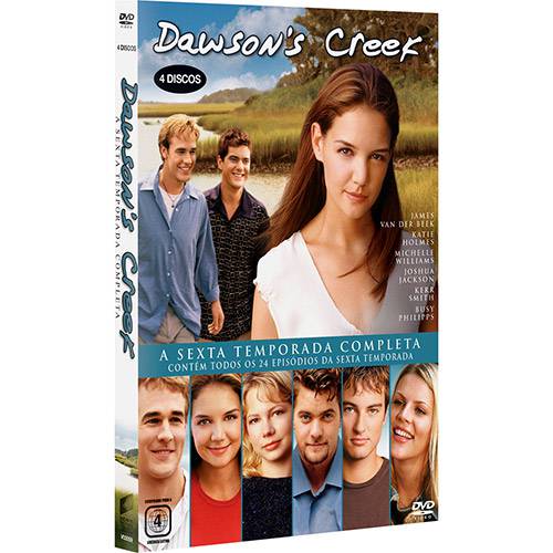 Tudo sobre 'DVD Dawson's Creek - 6ª Temporada Completa - 4 DVDs'