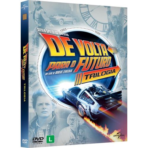 DVD de Volta para o Futuro - Trilogia - 30º Aniversário - 3 Discos |