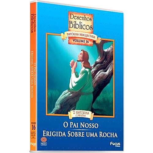 DVD Desenhos Bíblicos - o Pai Nosso e Erigida Sobre uma Rocha - Vol. 16