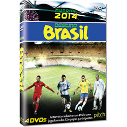 DVD - Destino Brasil - Mundial 2014 (4 Discos)