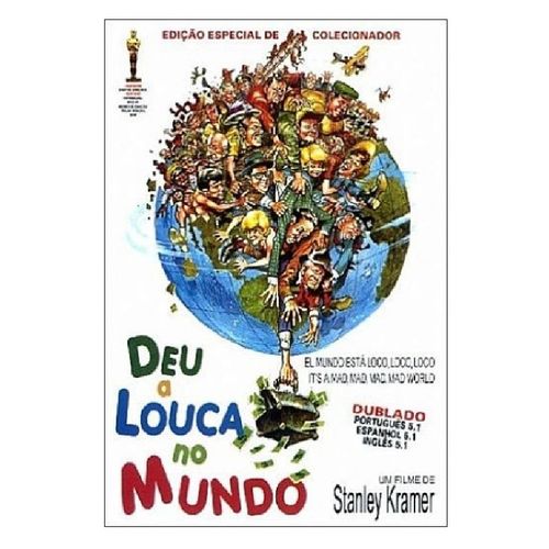 Dvd Deu a Louca no Mundo - Stanley Kramer