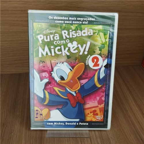 Dvd Disney Pura Risada com o Mickey Volume 2 - Lacrado