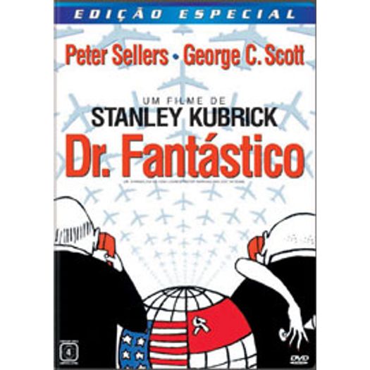 DVD Dr. Fantástico - Peter Sellers, George C. Scott