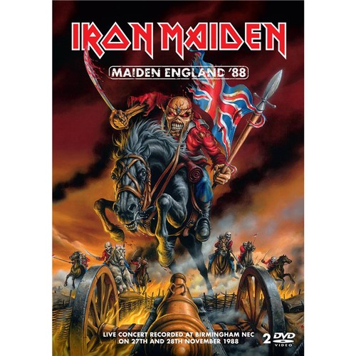 DVD Duplo Iron Maiden-Maiden England 88