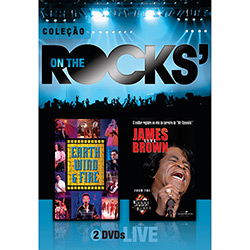 DVD Earth Wind & Fire & James Brown: Coleção On The Rocks - Vol. 11 (Duplo)