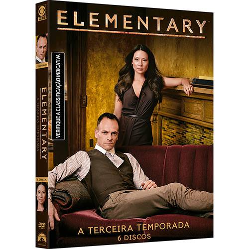 DVD - Elementary - a Terceira Temporada (6 Discos)