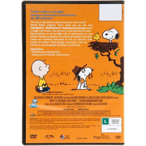 DVD - Felicidade É... Charlie Brown - Aventuras de Snoopy (Peanuts)