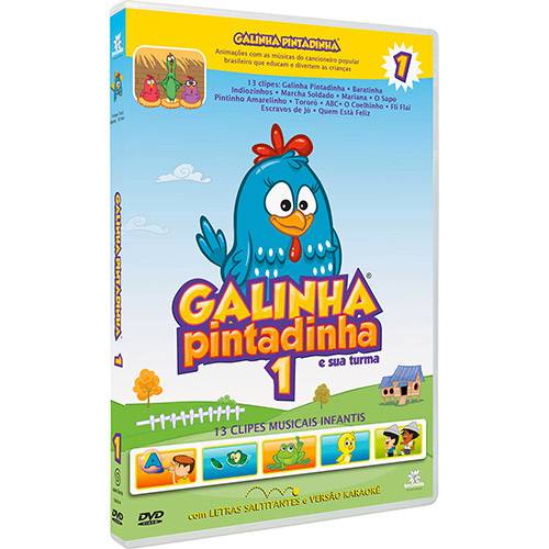 DVD - Galinha Pintadinha 1 e Sua Turma