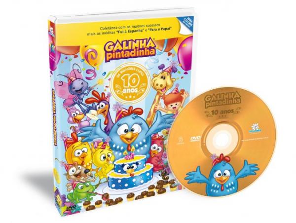 DVD Galinha Pintadinha - 10 Anos: os Melhores Clipes - 1