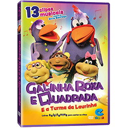 DVD - Galinha Roxa e Quadrada: e a Turma da Laurinha